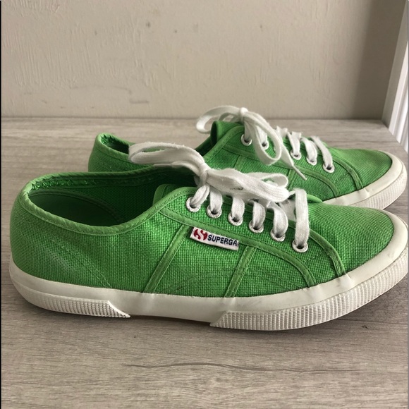 superga lime green